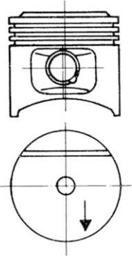 Поршень Kolbenschmidt. Артикул 93677610