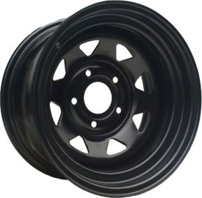 Колёсный диск OFF-ROAD Wheels стальной штампованный черный 5x139,7 7xR15 d98.5 ET+25 для ВАЗ 2121 4х4 1977-2026. Артикул 1570-53998BL+25