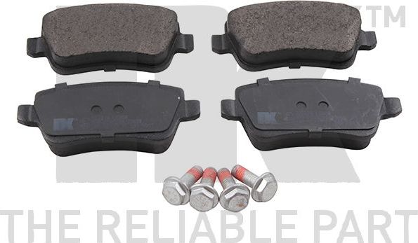 Тормозные колодки NK задние для Fiat Croma II 2005-2011. Артикул 222379