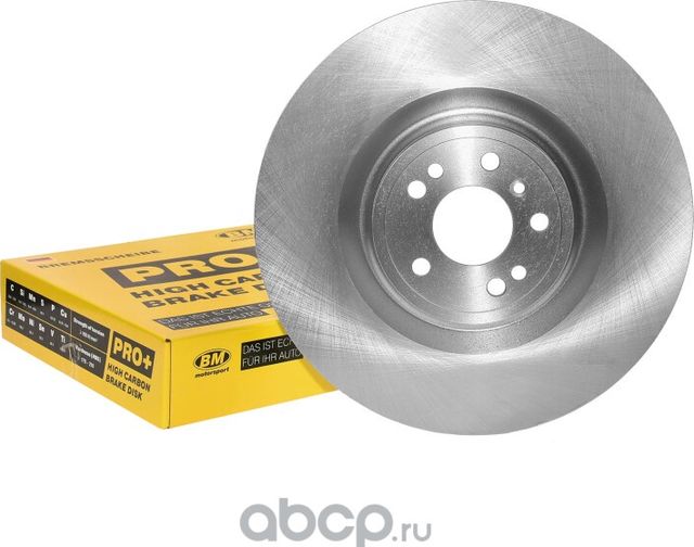 Диск тормозной высокоуглеродистый вентилируемый передний (BM). Артикул WIP0017