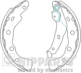 Тормозные колодки Nipparts. Артикул J3505034