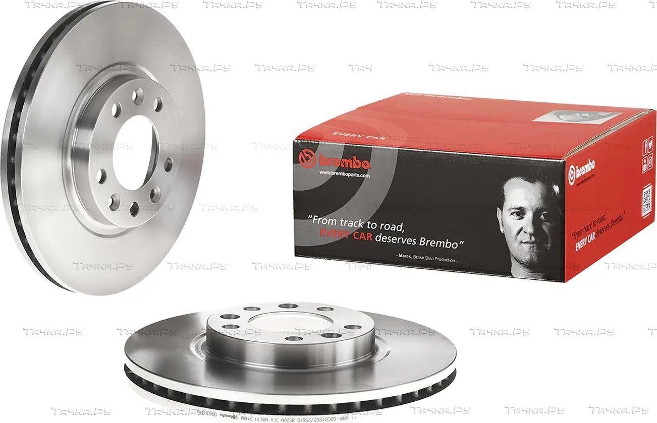 Тормозной диск Brembo PRIME LINE передний для Citroen XM II 1994-2000. Артикул 09.8303.10