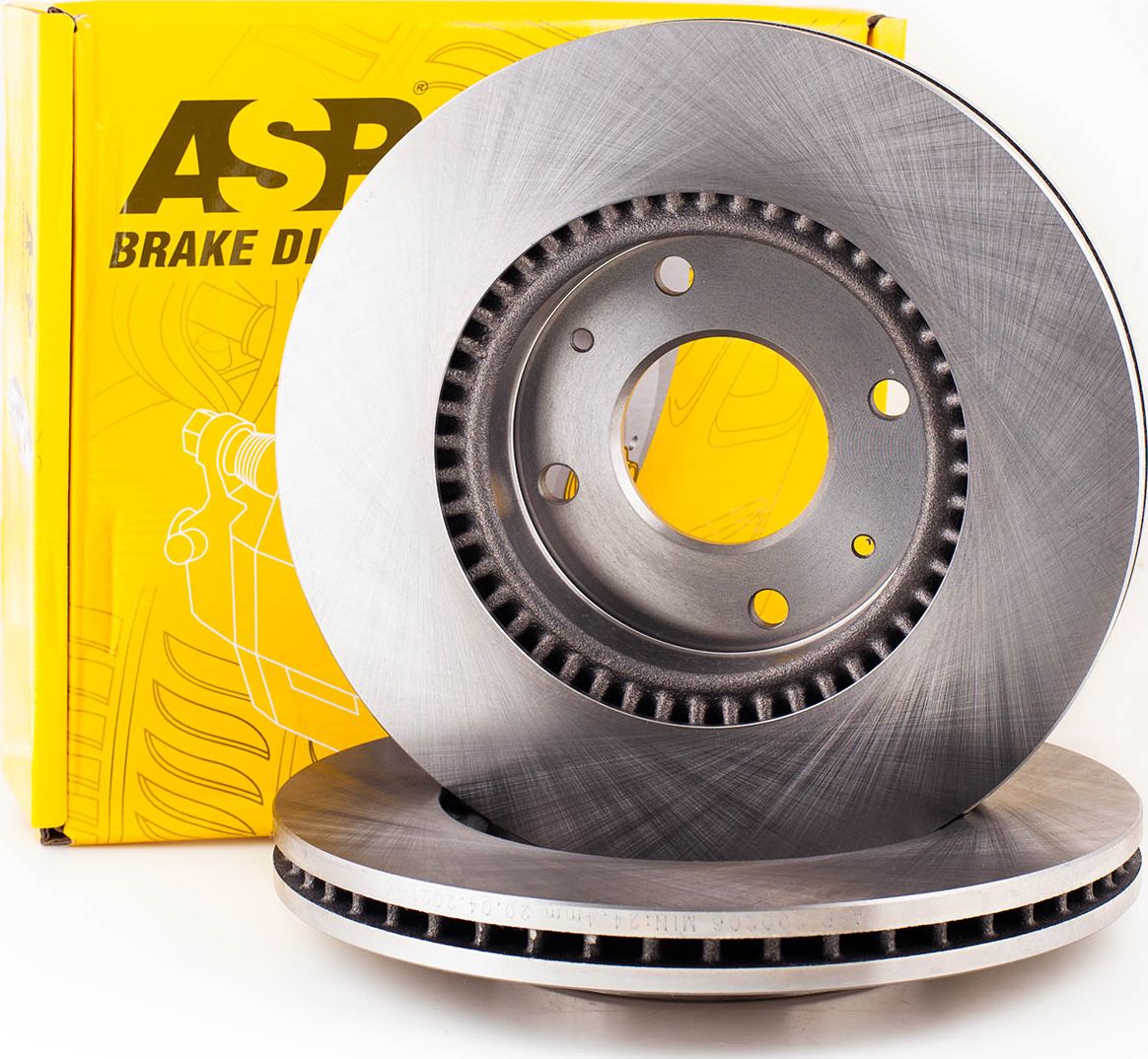 Тормозной диск HYUNDAI ELANTRA (XD)/SONATA IV KIA MAGENTIS (GD) перед.вент. (ASP). Артикул 290206