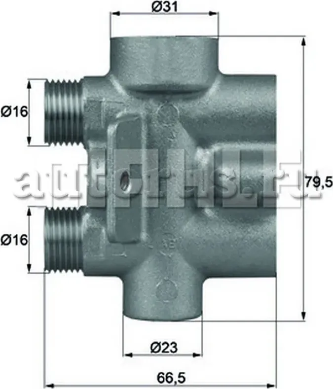 Термостат KNECHT/MAHLE TO 9 75 (Mahle/Knecht). Артикул TO 9 75