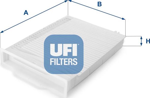Салонный фильтр UFI. Артикул 53.107.00