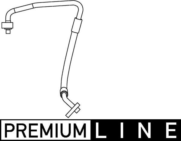 Трубопровод кондиционера (высокое давление) Mahle Premium. Артикул AP 84 000P