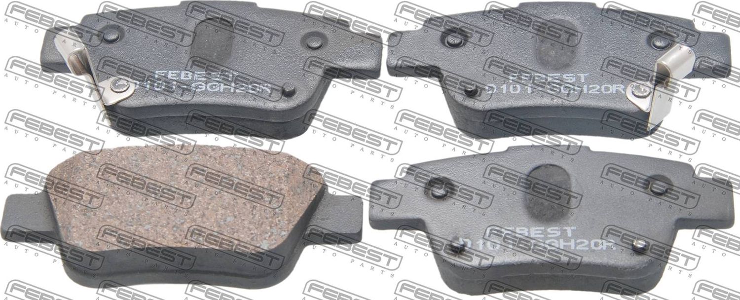 Тормозные колодки Febest. Артикул 0101-GGH20R
