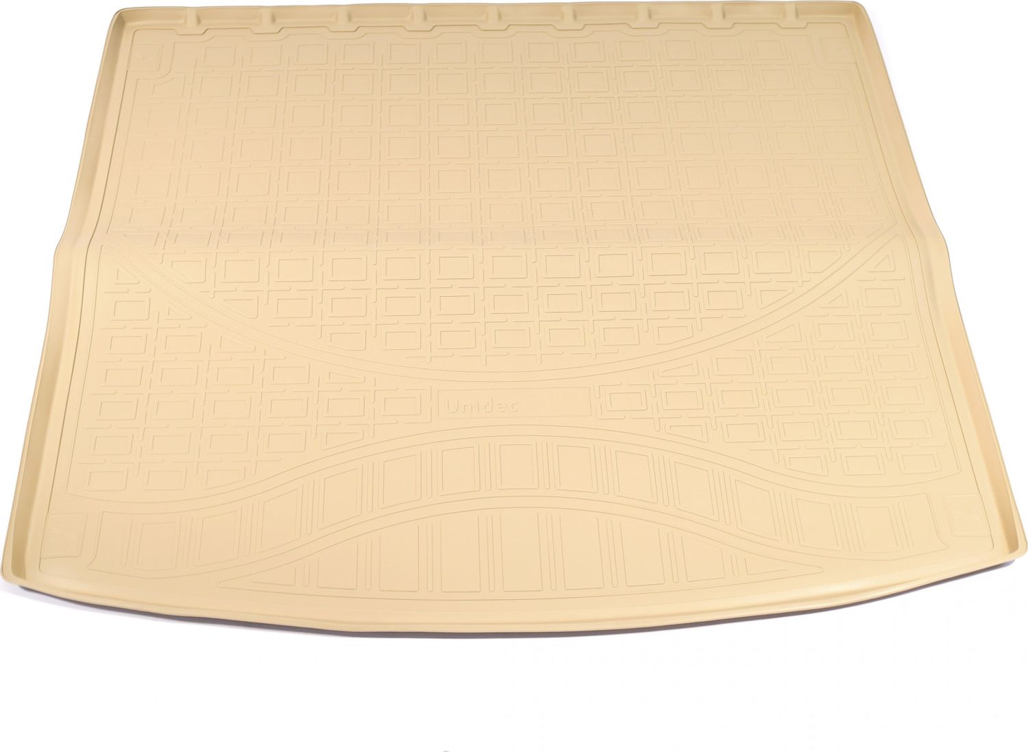 Коврик Норпласт для багажника Volkswagen Touareg III (2-х зонный климат контроль) 2018-2026 Бежевый. Артикул NPA00-T95-700-B