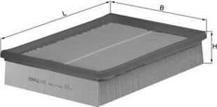 Воздушный фильтр Mahle. Артикул LX 856