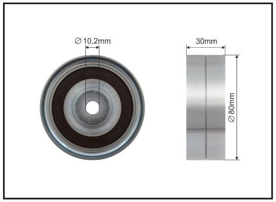 Направляющий (ведущий) ролик ремня ГРМ Caffaro (Металл). Артикул 500126