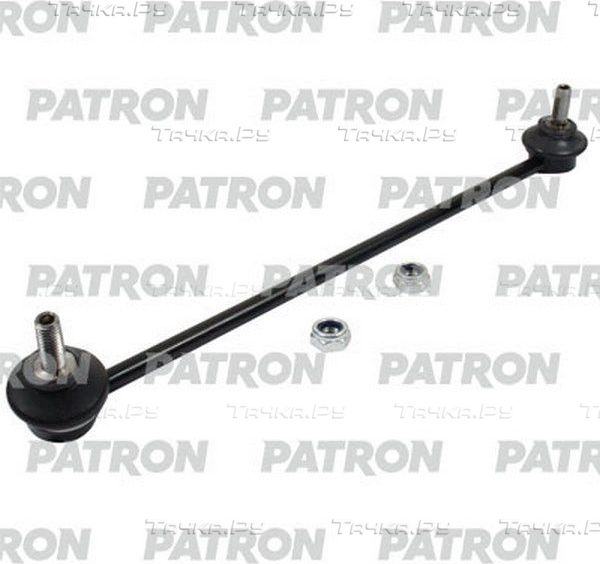 Стойка (тяга) стабилизатора Patron передняя правая для Peugeot 207 I 2006-2015. Артикул PS4369R