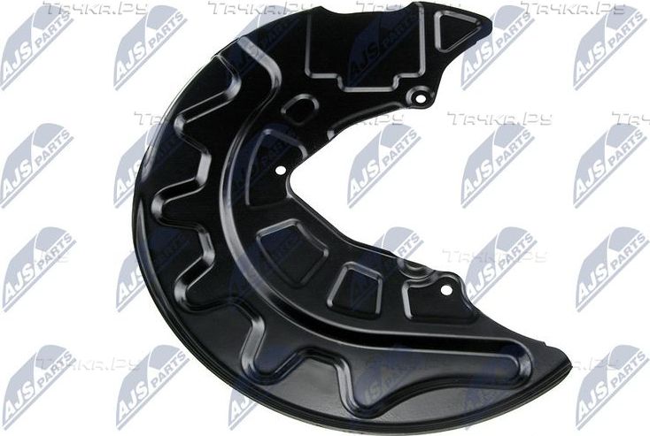 Кожух (щиток) тормозного диска NTY передний левый для Volkswagen Passat B8 2014-2026. Артикул HTO-AU-002