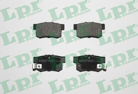 Тормозные колодки LPR. Артикул 05P508