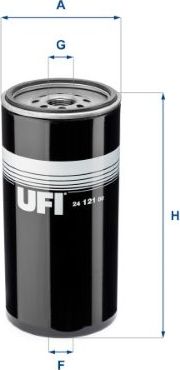 Топливный фильтр UFI. Артикул 24.121.00
