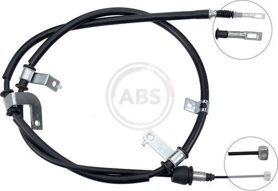 Трос ручника (тросик ручного тормоза) ABS. Артикул K12093