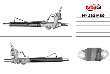 Рулевая рейка с гур новая hyundai accent 2011-, hyundai solaris 2011-, kia rio 2 (MSG). Артикул HY232