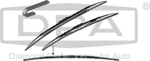 Щетка стеклоочистителя (дворник) DPA задняя для Skoda Octavia Tour 1996-2010. Артикул 99550104702