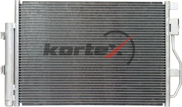 Радиатор кондиционера (Kortex). Артикул KRD2008
