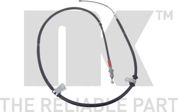 Трос ручника (тросик ручного тормоза) NK правый для Mitsubishi Galant VIII 1996-2004. Артикул 903014