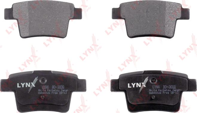 Тормозные колодки LYNXauto. Артикул BD-3008