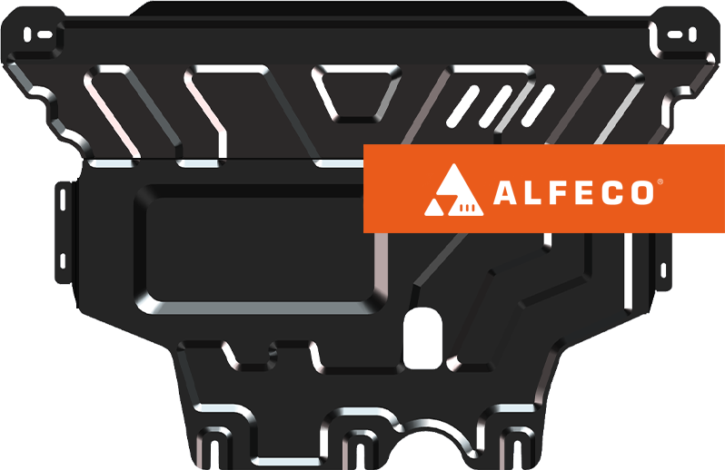 Защита Alfeco для картера и КПП Seat Leon III 2012-2026. Артикул ALF.30.33 st