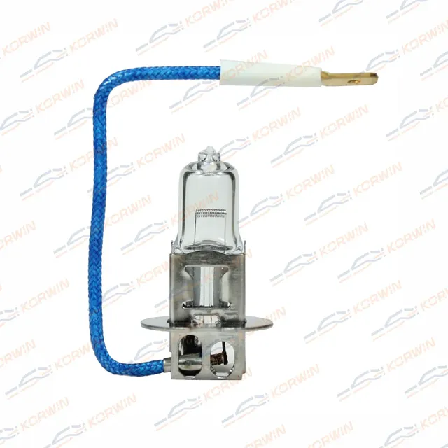 Лампа накаливания галогенная (H3 12V 55W PK22s) (Korwin). Артикул KWYN0051
