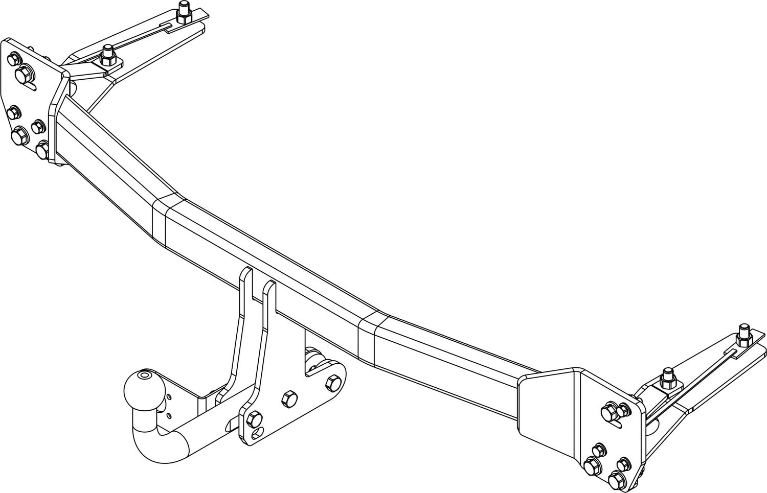 Фаркоп AvtoS для Honda CR-V V 2016-2022. Артикул HN 06