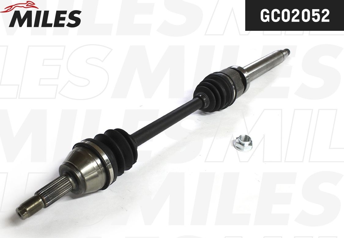 Полуось (привод в сборе, приводной вал) Miles. Артикул GC02052