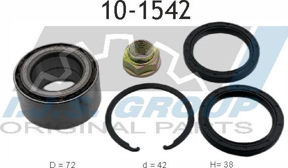 Ступичный подшипник (комплект) IJS Group. Артикул 10-1542