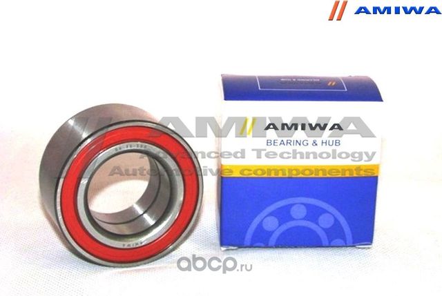 ПОДШИПНИК СТУПИЧНЫЙ ПЕРЕДНИЙ (40X72X37) (Amiwa). Артикул 0636500