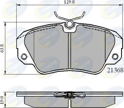 Тормозные колодки Comline Comline. Артикул CBP0493