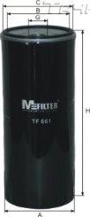 Масляный фильтр MFilter для Renault Magnum 1992-2013. Артикул TF 661