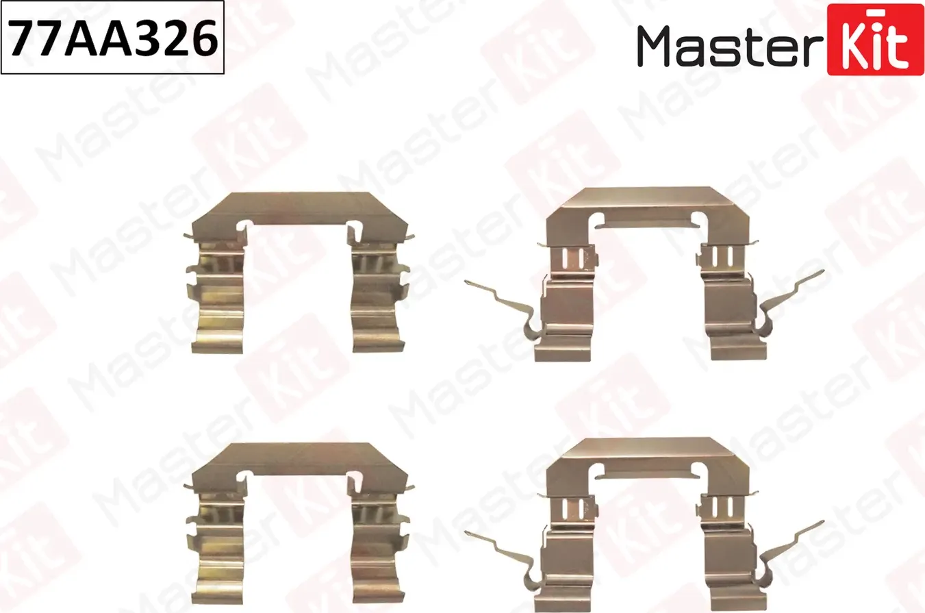 Комплект монтажный тормозных колодок (Master KIT). Артикул 77AA326