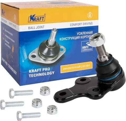 Шаровая опора Ford Focus II (05-11) / Volvo S40 (04-12)/ (21mm) (Kraft). Артикул KT053268