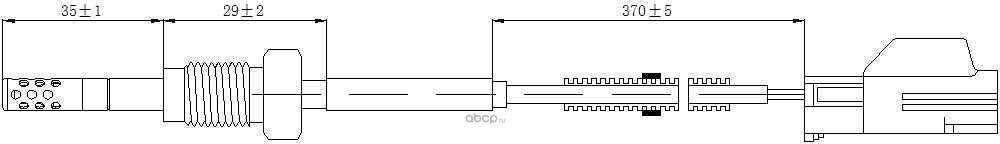 Датчик температуры выхлопных газов (Magtechnic). Артикул MAG0077OG