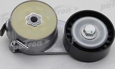 Натяжной ролик (натяжитель) приводного поликлинового ремня Patron нижний для Fiat Strada 1999-2026. Артикул PT32023