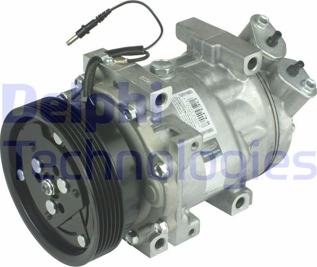 Компрессор кондиционера Delphi для Renault Logan I 2004-2015. Артикул TSP0159853