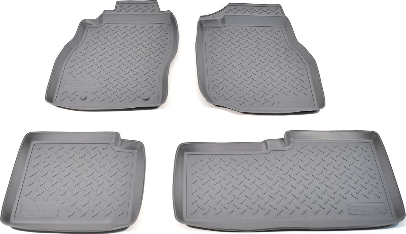 Коврики Норпласт для салона Nissan Patrol Y61 2004-2010. СЕРЫЕ. Артикул NPL-Po-61-48Grey