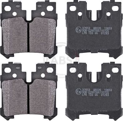 Тормозные колодки ABS задние для Lexus LS IV 2006-2017. Артикул 37653