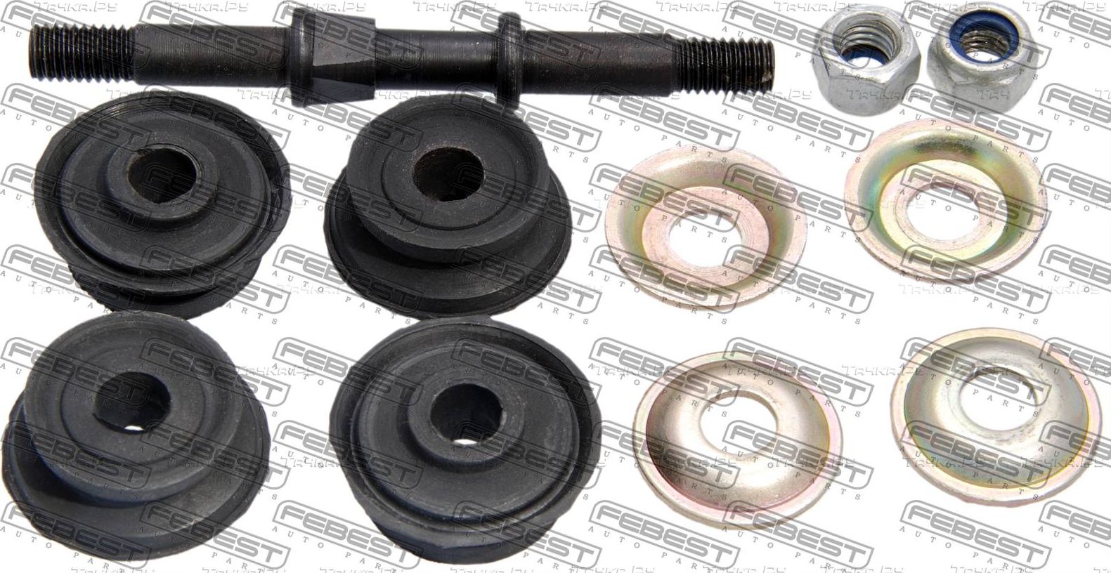 Стойка (тяга) стабилизатора Febest передняя для Toyota Echo 1999-2005. Артикул 0123-YAR