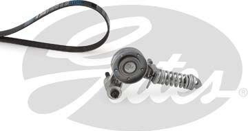 Приводной ремень поликлиновой с роликами (комплект) Gates Micro-V® Kit для Opel Cascada 2013-2018. Артикул K015PK1398