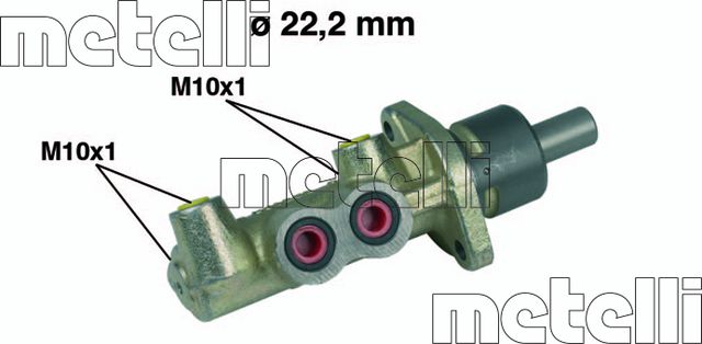 Тормозной цилиндр главный Metelli для Nissan Primera P10 1990-1996. Артикул 05-0220