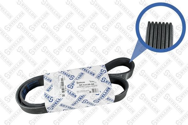 Приводной ремень поликлиновой Stellox для Renault Megane III 2008-2016. Артикул 07-11125-SX