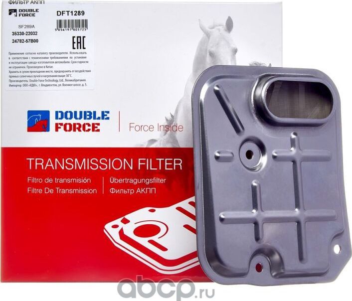 Фильтр АКПП Double Force (с прокладкой) Double Force. Артикул DFT1289