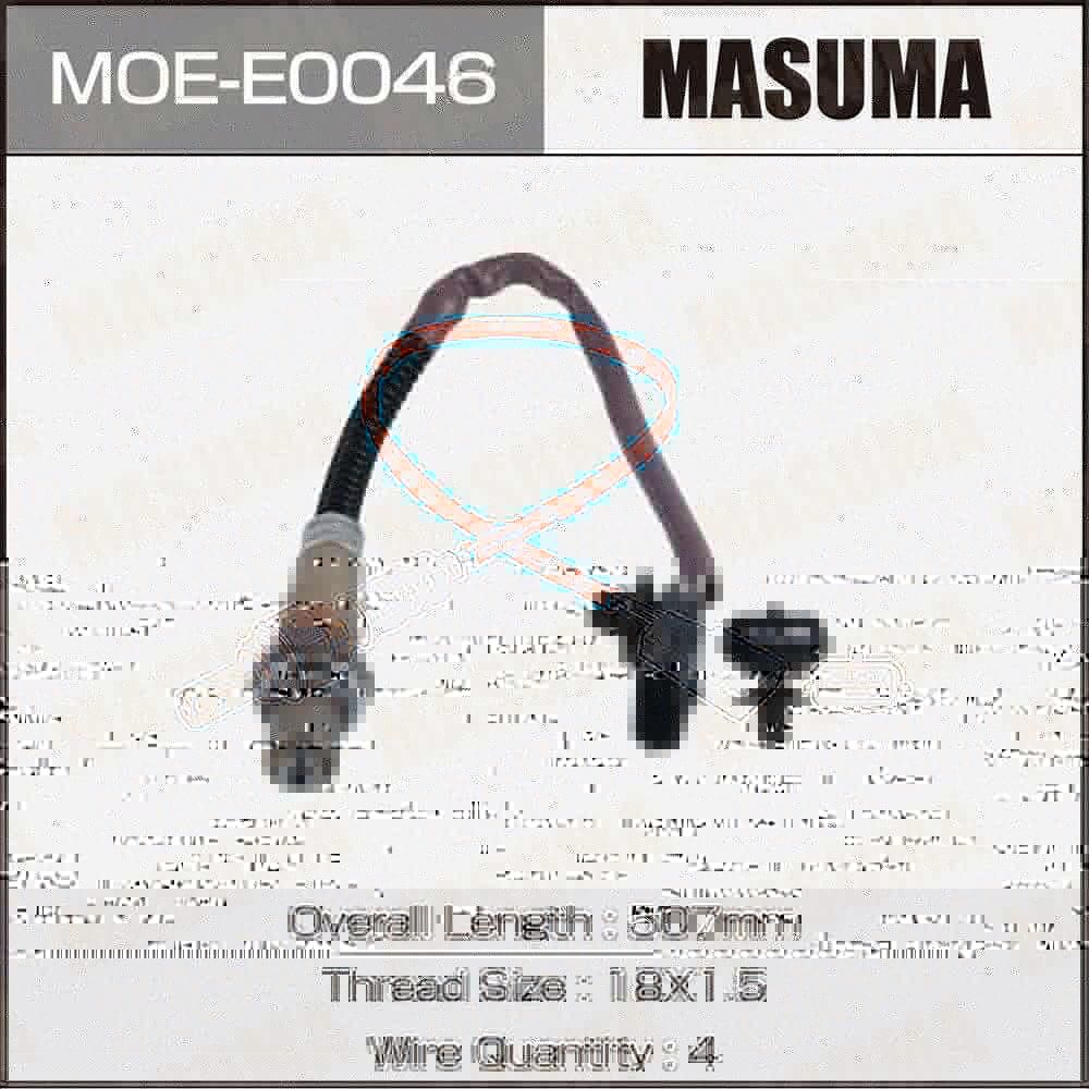 Датчик кислородный MASUMA, RENAULT LOGAN I / K7J, K7M Masuma. Артикул MOEE0048