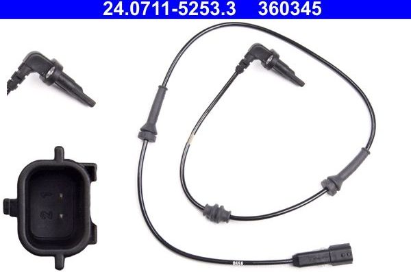 Датчик ABS ATE для Renault Master III 2010-2026. Артикул 24.0711-5253.3