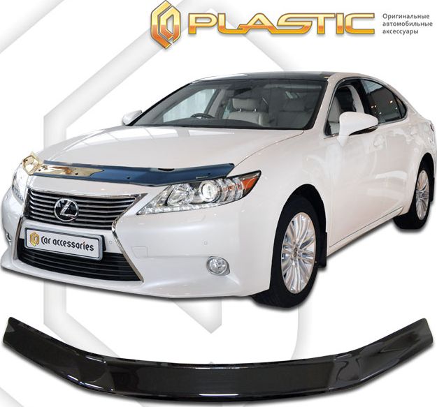 Дефлектор СА Пластик для капота (Classic черный) для Lexus ES VI 2012-2026. Артикул 2010010109912