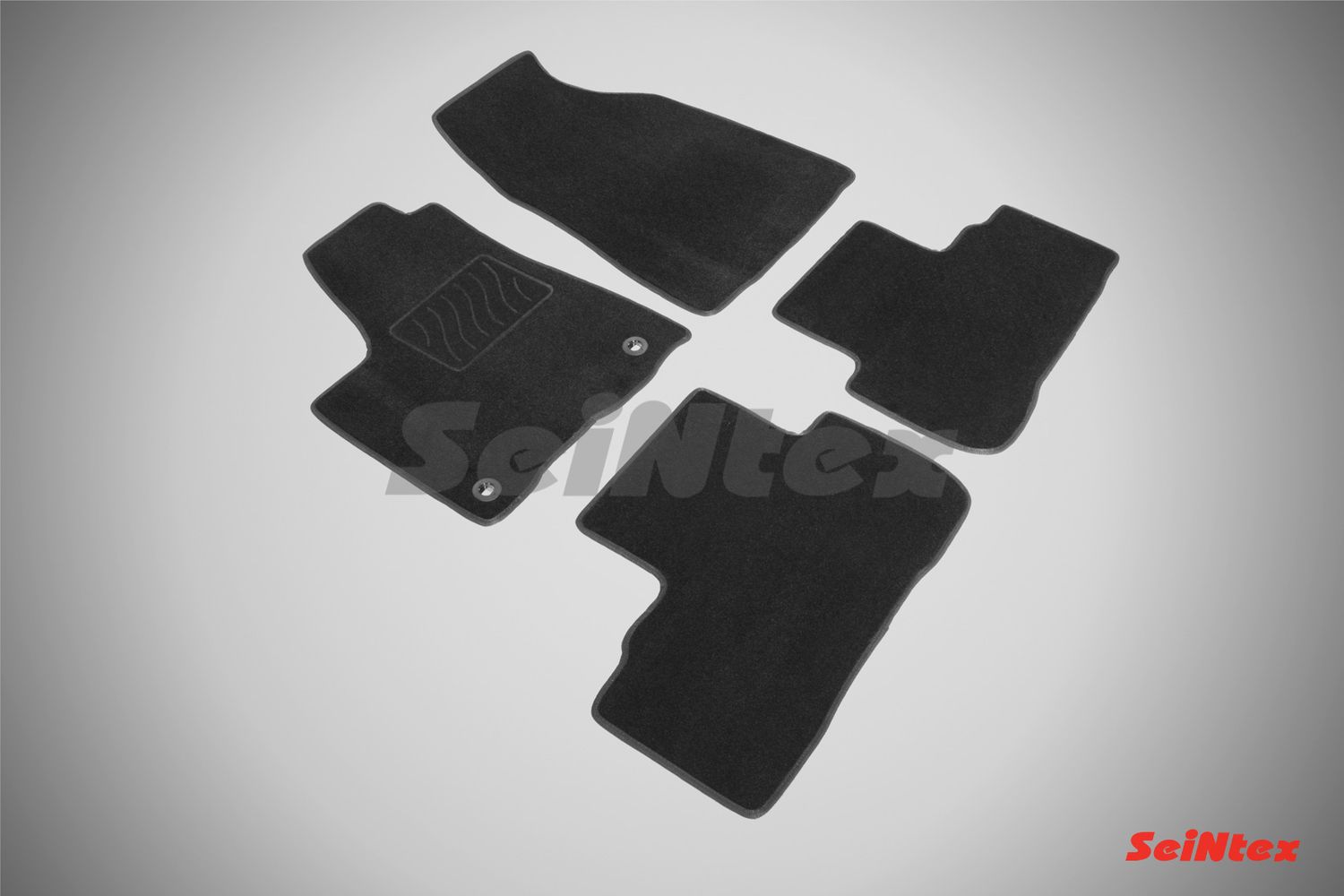 Коврики текстильные Seintex на нескользящей основе для салона Toyota Highlander II 2007-2013. Артикул 85853