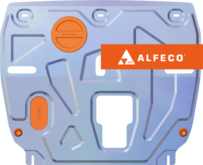 Защита алюминиевая Alfeco для картера и КПП Kia K5 III (DL3) 2020-2026. Артикул ALF.10.55al