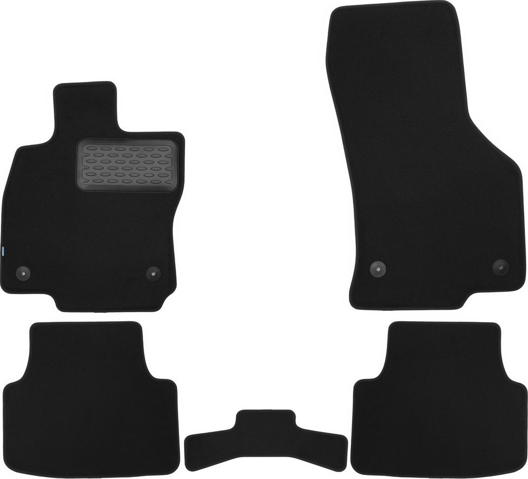 Коврики Klever Premium для салона Skoda Octavia A7 седан 2013-2020. Артикул KVR03451622110kh